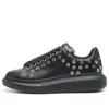 Alexander Mcqueen Oversized Sneaker 'black Silver Eyelets'