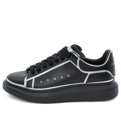 Alexander Mcqueen Oversized Sneaker 'black Silver Holo'