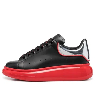 Alexander Mcqueen Oversized Sneaker 'black Silver Lust Red'