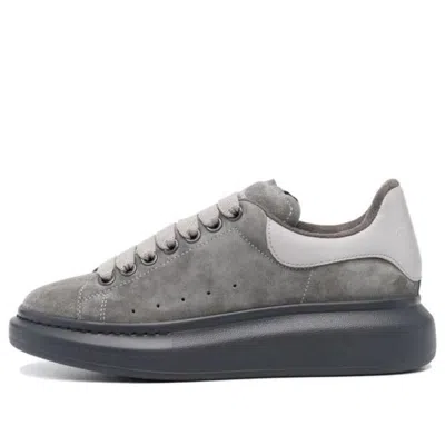 Alexander Mcqueen Oversized Sneaker 'grey Suede' In Gray