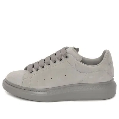 Alexander Mcqueen Oversized Sneaker 'grey Suede' In Gray