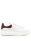 Alexander Mcqueen Oversized Sneaker In Off-white/bordeaux In White