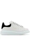 Alexander Mcqueen Black And White Low Top Sneakers With Logo Lettering On The Tongue And Contrasting Heel With Logo Le In White