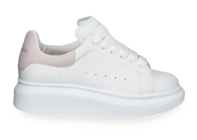 Pre-owned Alexander Mcqueen Oversized Sneaker (kids) Sneakers In White/light Pink