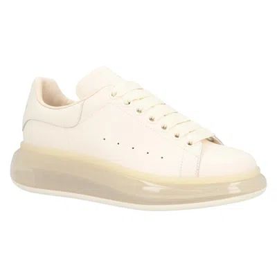 Alexander Mcqueen Oversized Sneaker 'larry' In Beige In Gold