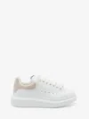 Alexander Mcqueen Oversized Leather Sneakers With Chunky Sole And Logo Detail In Patchouli