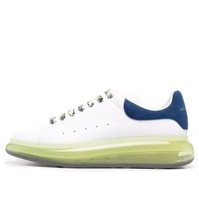 Alexander Mcqueen Oversized Sneaker 'translucent Indigo Yellow' In White