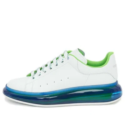 Alexander Mcqueen Oversized Sneaker 'transparent Sole - White Blue' In Multi