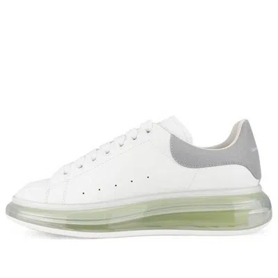 Alexander Mcqueen Oversized Sneaker 'transparent Sole - White Gunmetal'