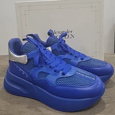 Pre-owned Alexander Mcqueen Oversized Sneaker Ultramarine Blue Silver 42 / 9 $850
