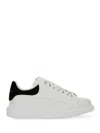 Alexander Mcqueen Oversize Sneakers In White And Beige Calf Leather In White