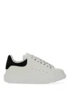 Alexander Mcqueen Black And White Low Top Sneakers With Logo Lettering On The Tongue And Contrasting Heel With Logo Le In White