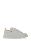 Alexander Mcqueen Larry Oversized Heel Sneaker In White