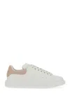 Alexander Mcqueen Oversized Leather Low-top Sneakers In White