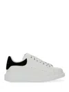 Alexander Mcqueen Oversize Sneakers In White And Beige Calf Leather In White