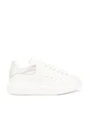 Alexander Mcqueen Oversize Sneakers In White & Silver
