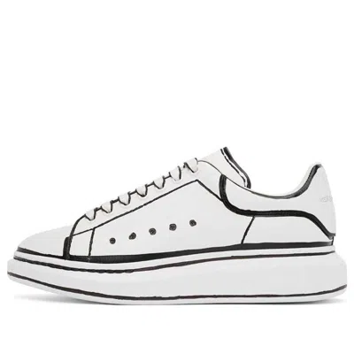 Alexander Mcqueen Oversized Sneaker 'white Black Outline'