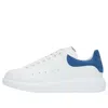 Alexander Mcqueen Suede-panel Leather Trainers In White