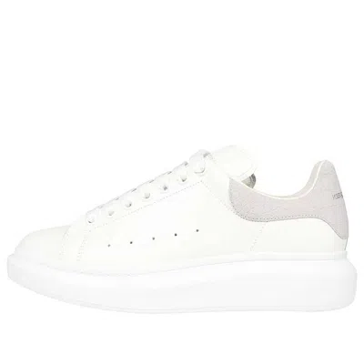 Alexander Mcqueen Oversized Sneaker 'white Light Grey Crocodile'
