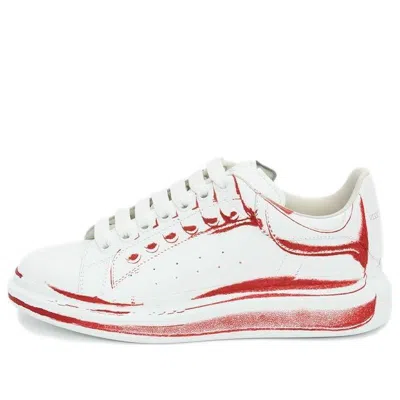 Alexander Mcqueen Oversized Sneaker 'white Lust Red Print'