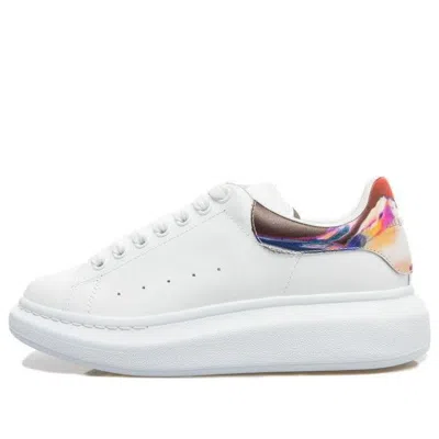 Alexander Mcqueen Oversized Sneaker 'white Marble' In Multi