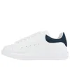 Alexander Mcqueen White And Black Low-top Sneakers With Chunky Sole And Contrasting Heel Tab In Leather Man
