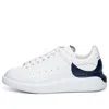 Alexander Mcqueen Oversized Sneaker 'white Navy Heel'