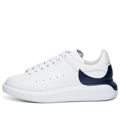 Alexander Mcqueen Oversized Sneaker 'white Navy Heel'