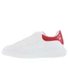 Alexander Mcqueen Oversized Sneaker 'white Red Crocodile'