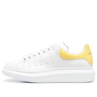Alexander Mcqueen Oversized Sneaker 'white Yellow Crocodile' In Multi