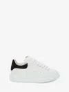 Alexander Mcqueen Oversize Sneakers In White And Beige Calf Leather In White/black