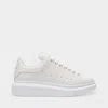 Alexander Mcqueen 45mm Iridescent Tech & Leather Sneakers In White