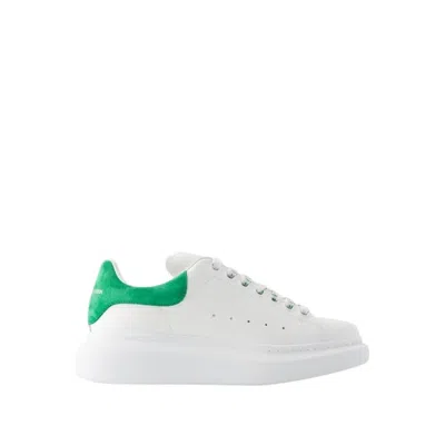 Alexander Mcqueen Oversized Sneakers - Leather - White/green