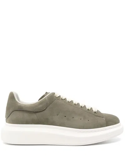 Alexander Mcqueen Sneakers Aus Leder In Grey