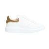 Alexander Mcqueen Metallic Oversized Low-top Sneakers In White