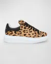 Alexander Mcqueen Oversized Sneakers In 2044 Leopard/black