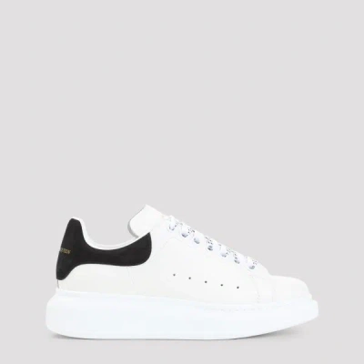 Alexander Mcqueen Black And White Low Top Sneakers With Logo Lettering On The Tongue And Contrasting Heel With Logo Le In Neutral
