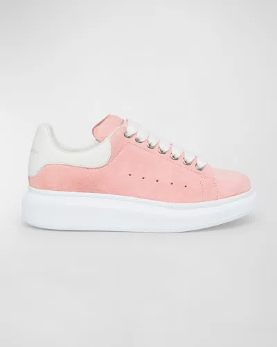 Alexander Mcqueen Oversized Sneakers In 5698 Cherry Blossom Pink/white