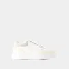 Alexander Mcqueen Oversized Sneakers - Leather - Vanilla In Beige