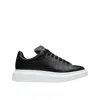 Alexander Mcqueen Round Head Lacing Low-cut Casual Sneakers In Black