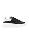Alexander Mcqueen Men Low-top Leather Sneakers In Animal Print