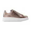 Alexander Mcqueen Larry Techy Oversized Lace-up Sneakers In Brown