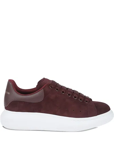 Alexander Mcqueen Oversized Sneakers In Burgundy