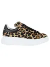 Alexander Mcqueen Leopard Print Oversize Sneakers In Leopard Black