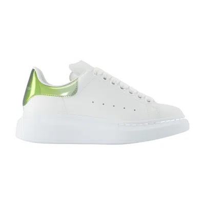 Alexander Mcqueen Oversized Sneakers -  - Leather - Green In White