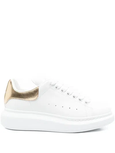 Alexander Mcqueen Oversized Sneakers Made Of Leather In Animal Print