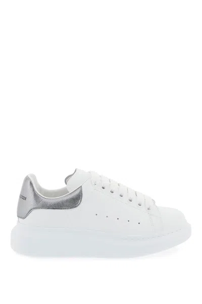 Alexander Mcqueen White And Silver Oversized Sneakers