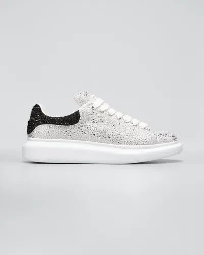 Alexander Mcqueen Larry Crystal Embellished Oversized Sneakers In Multicoloured