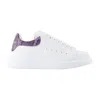 Alexander Mcqueen Oversized Sneakers Featuring Platform Sole In White