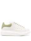 Alexander Mcqueen Alexander Mc Queen White/green Oversized Sneakers In White